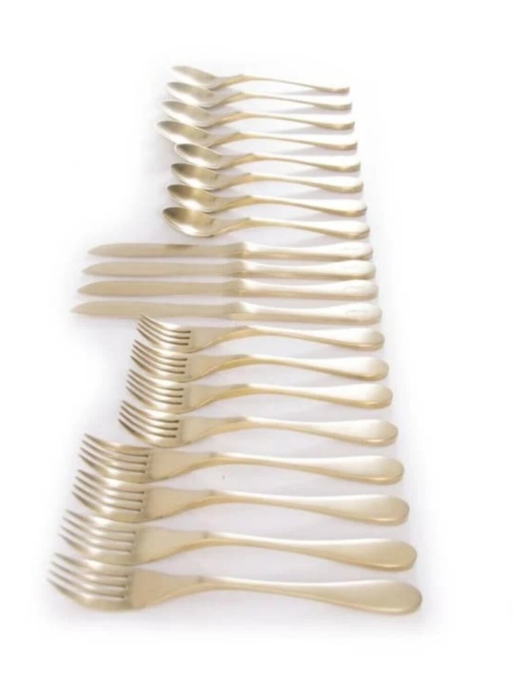 Knork Flatware Brass Titanium 20 piece Flatware Set - Brand new and never used.